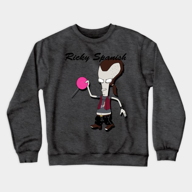 Ricky Spanish Crewneck Sweatshirt by Galumpafoot